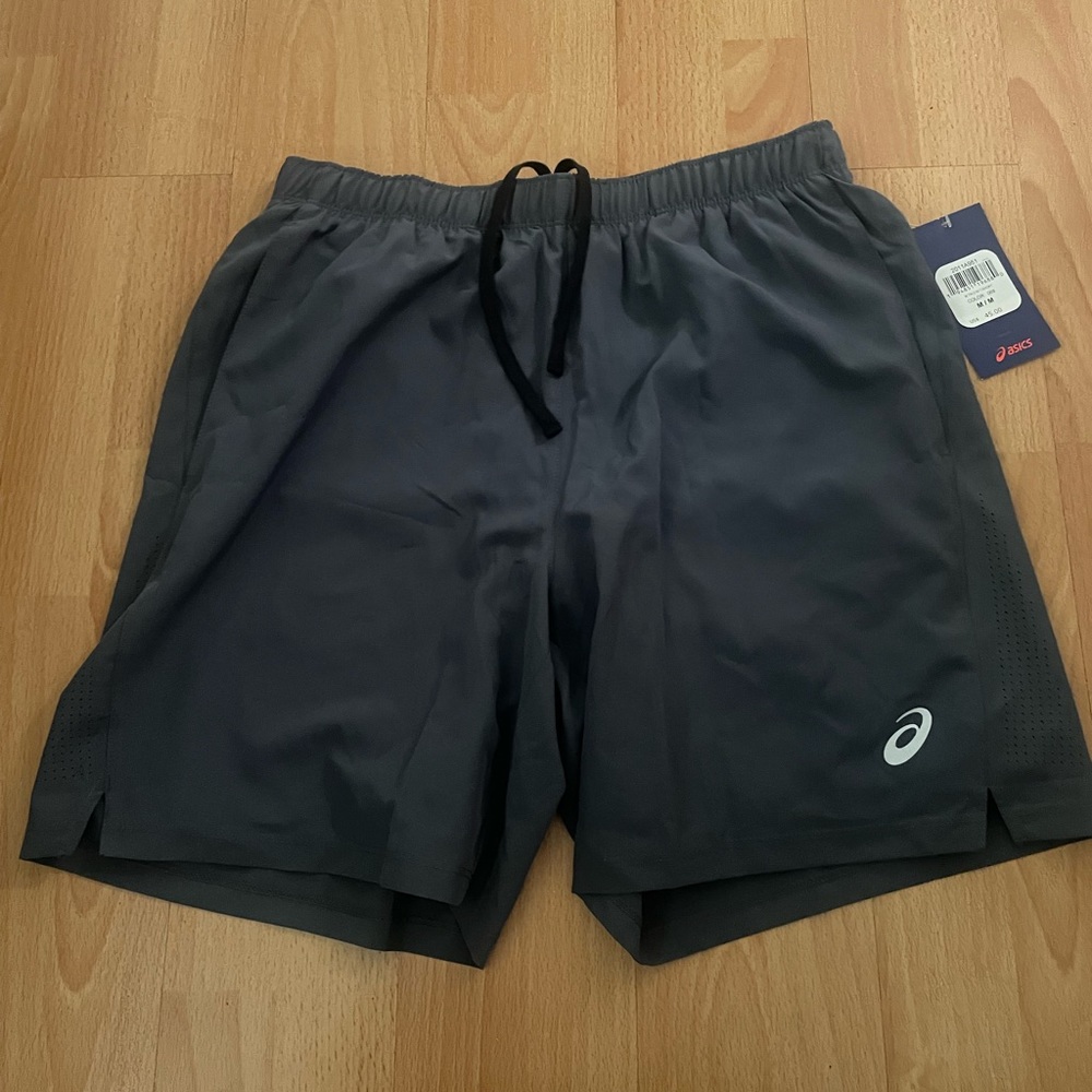 ASICS Mens Solid Athletic Workout Shorts